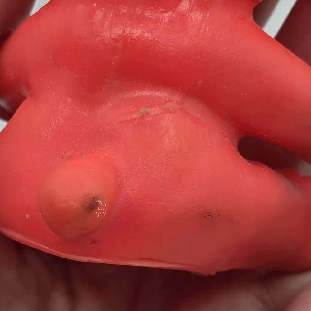 Vintage Squeaky Bear Toy‎ 3 Inch - Picture 5 of 9